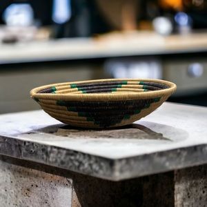 Hand woven Ugandan basket